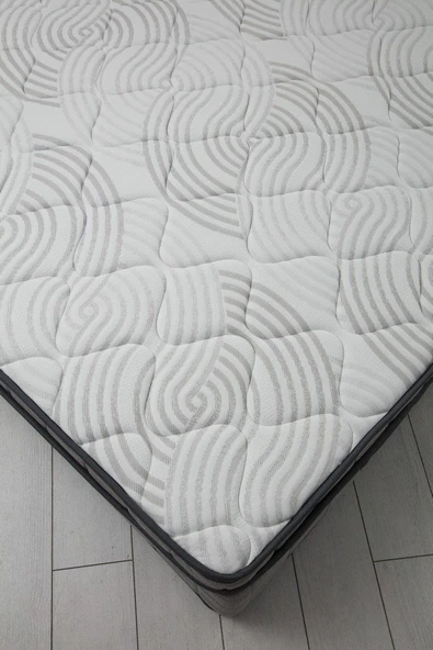 Minar Vitalia Gizli Pedli Yatak Açık Gri 160X200 - Resim 2