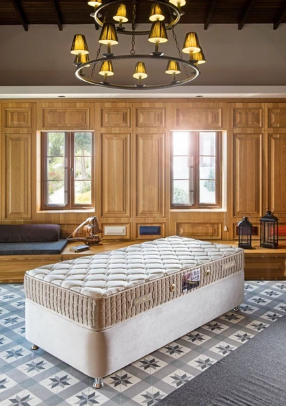 Minar Safir Tek Kişilik Full Ort Pedsiz Yaylı Yatak 120X200 ürün görseli