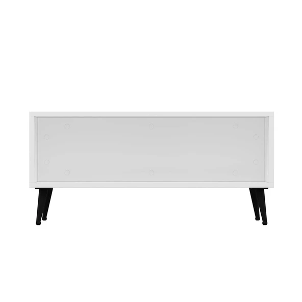 Minar Kale Orta Sehpa Plus - Beyaz Beyaz - Resim 6