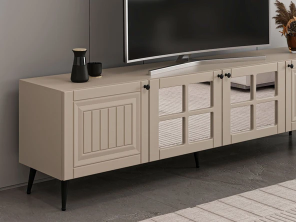 Minar Kale Tv Ünitesi İlkbahar - Kumtaşı Aynalı Kumtaşı - Resim 4