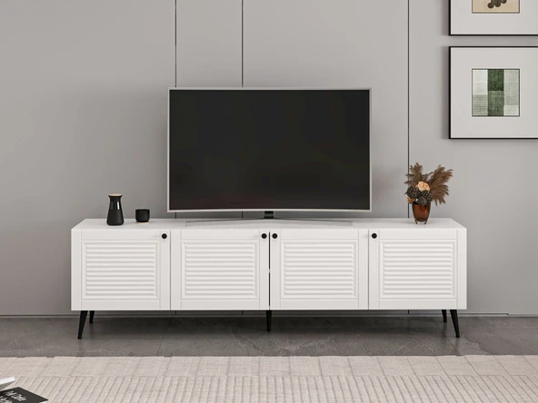 Minar Kale Tv Ünitesi Pandora - Beyaz Beyaz ürün görseli