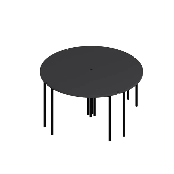 Minar Emma Zigonlu Orta Sehpa Takım-Antr Antr - Resim 5