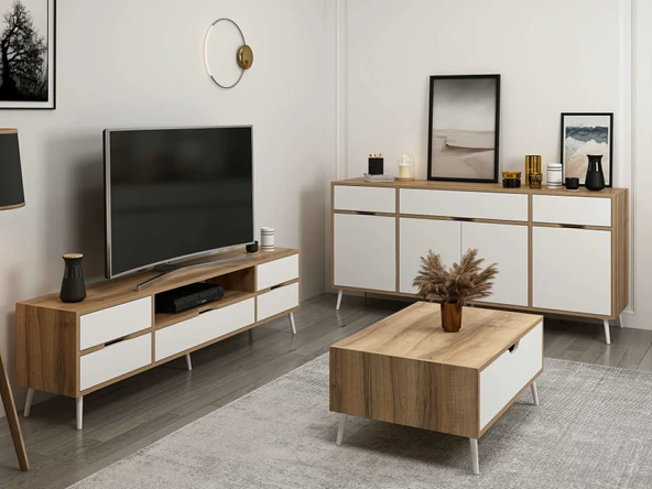 Minar Elina Set1 Dore-Beyaz - Resim 3