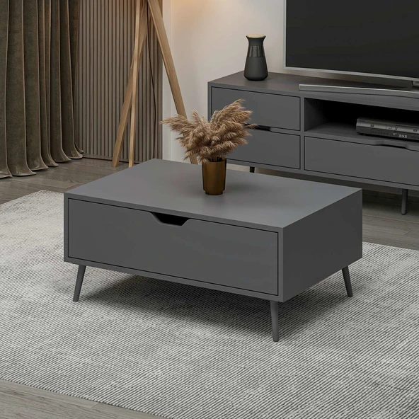 Minar Elina Ayaklı Orta Sehpa- Antr-Antr - Resim 3