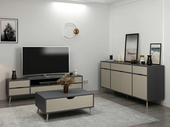 Minar Elina Set1 Antrasıt-Kumtaşı - Resim 3