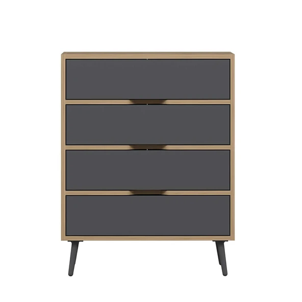 Minar Elina Ayaklı Şifonyer Dore-Antr - Resim 5