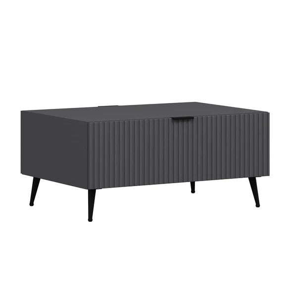 Minar Kale Plus Set1 Tv + Orta Sehpa + Aynalı Konsol Antrasit - 6