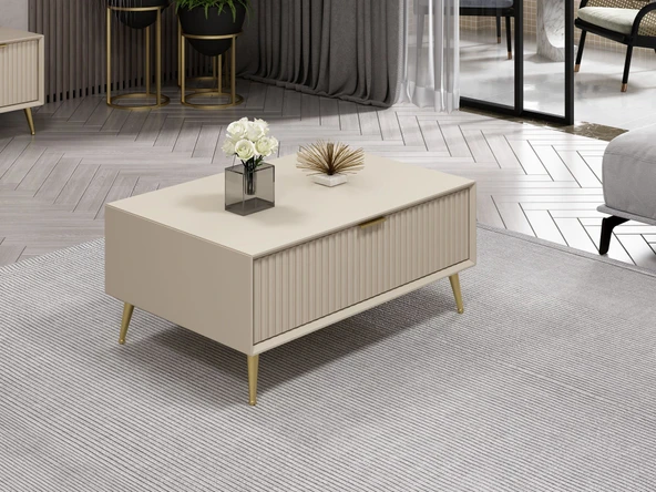 Minar Kale Luxe Orta Sehpa - Kumtaşı - Resim 4