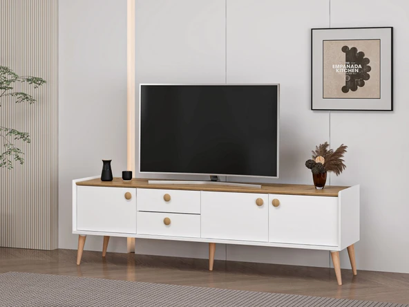 Minar Mitra Tv Unıtesı-Beyaz-Artisan - 2
