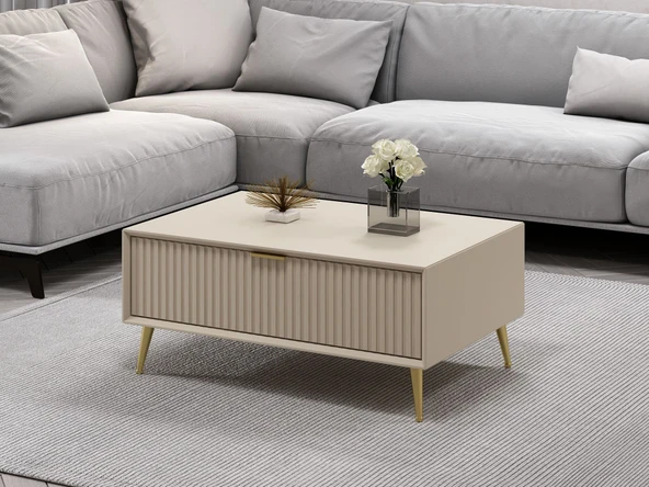 Minar Kale Luxe Orta Sehpa - Kumtaşı - Resim 2