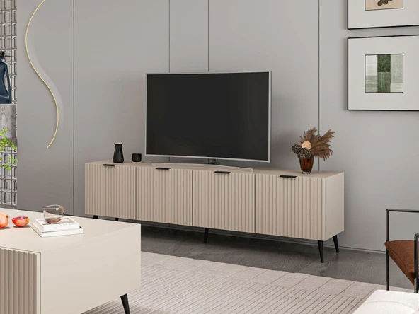 Minar Kale Tv Ünitesi Plus - Kumtaşı Kumtaşı - Resim 2