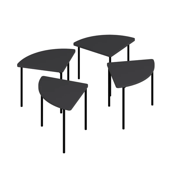 Minar Emma Zigonlu Orta Sehpa Takım-Antr Antr - Resim 7