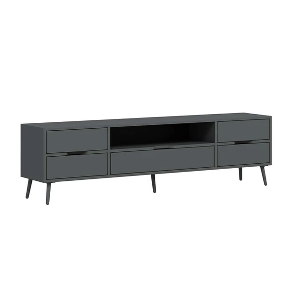 Minar Elina Ayaklı Tv Ünitesi Antr-Antr - Resim 5