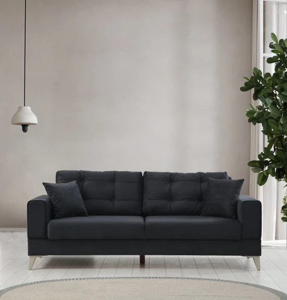 Minar Elina 3'Lü Koltuk - Kumtaşı Ayak Pixel005 ürün görseli