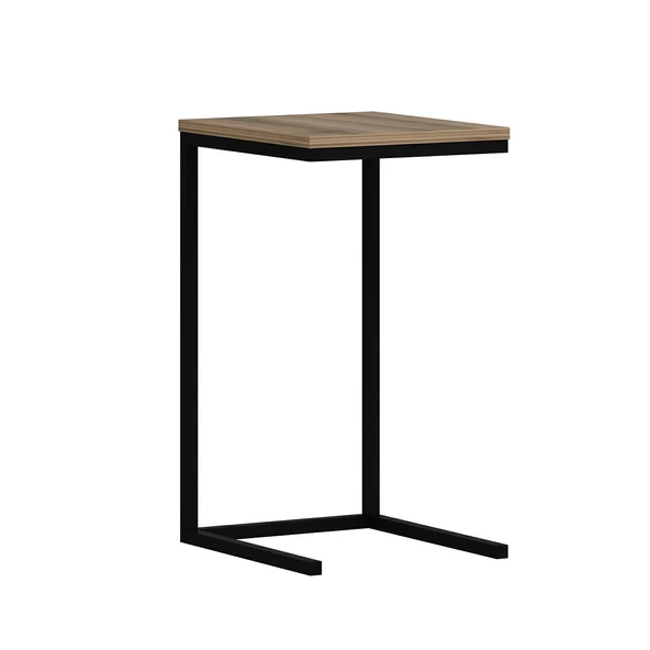 Minar Davin Yan Sehpa Dore (Siyah Ayaklı) - Resim 4