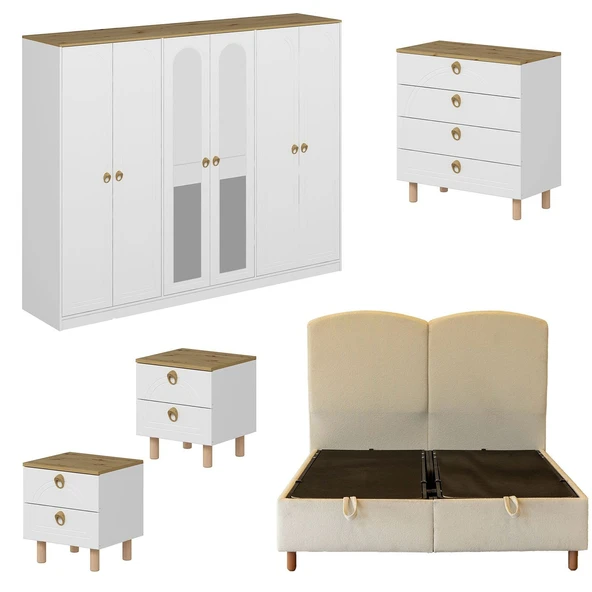 Minar Lotus Yatak Odası Set 1 - 5