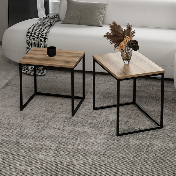 Minar Vera 2Li Zigon Sehpa-Dore - Resim 3