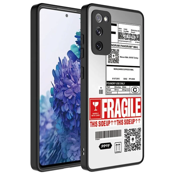 Samsung Galaxy S20 FE Ayna Görünümlü ve Desenli Şık Mirror Premium Kılıf Fragile
