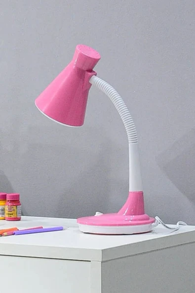 Büyük Boy Akrobatik Masa Lambası - Kitap Okuma, Ders Çalışma ve Gece Lambası, Max 10W Ampül - 4