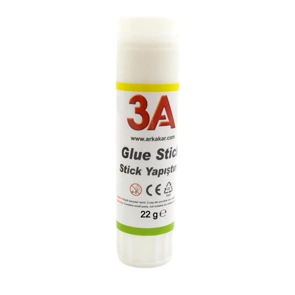 3A Glue Stick Yapıştırıcı 22 gr Kod:903 1 Adet