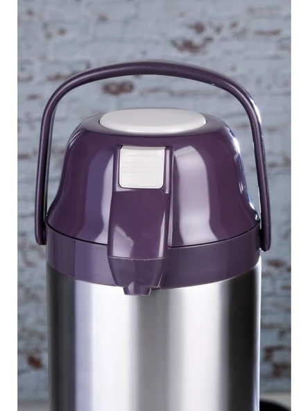 Cooker 4.5 Lt Çelik Termos (Pompalı) CKR2009 - Mor