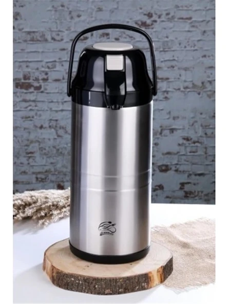 Cooker 4,5 Lt Siyah Çelik Termos