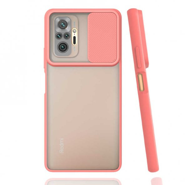 Xiaomi Redmi Note 10 Pro Kılıf Mat Yüzey Lensi Kapak - 7