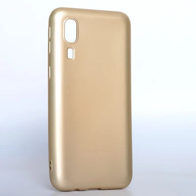 Samsung Galaxy A2 Core Kılıf Esnek Premier Silikon Kapak Gold