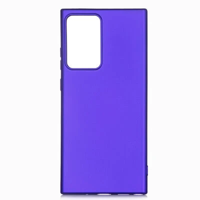 Samsung Galaxy Note 20 Ultra Kılıf Esnek Premier Silikon Kapak Lacivert