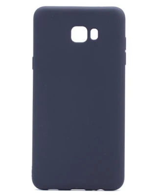 Samsung Galaxy C7 Pro Kılıf Esnek Premier Silikon Kapak Siyah