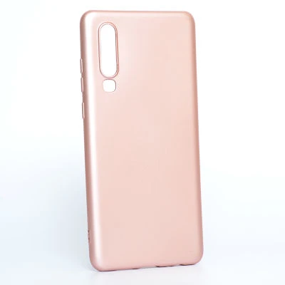 Huawei P30 Kılıf Esnek Premier Silikon Kapak Rose