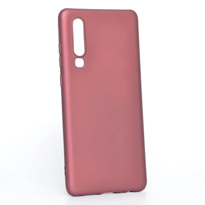 Huawei P30 Kılıf Esnek Premier Silikon Kapak Bordo