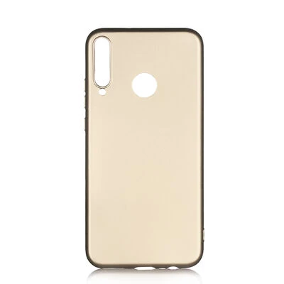 Huawei P40 Lite E Kılıf Esnek Premier Silikon Kapak Gold