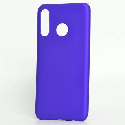Huawei P30 Lite Kılıf Esnek Premier Silikon Kapak Lacivert