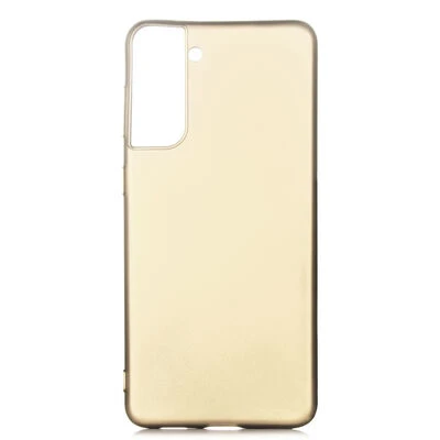 Samsung Galaxy S21 Plus Kılıf Esnek Premier Silikon Kapak Gold