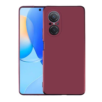 Huawei Nova 9 SE Kılıf Esnek Premier Silikon Kapak Bordo