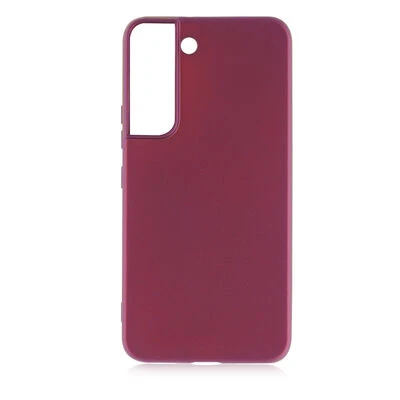 Samsung Galaxy S22 Kılıf Esnek Premier Silikon Kapak Bordo