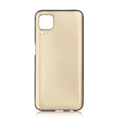 Huawei P40 Lite Kılıf Esnek Premier Silikon Kapak Gold