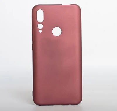 Huawei Y9 Prime 2019 Kılıf Esnek Premier Silikon Kapak Bordo