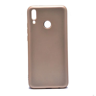 Huawei Y9 2019 Kılıf Esnek Premier Silikon Kapak Gold