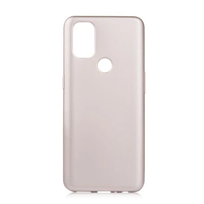 One Plus Nord N10 5G Kılıf Esnek Premier Silikon Kapak Gold