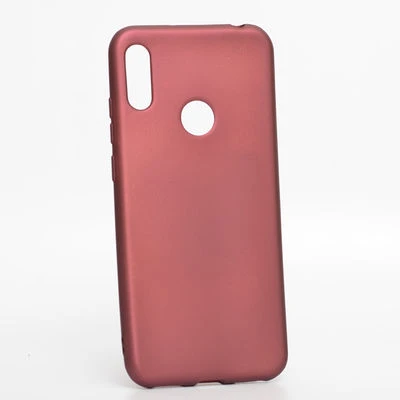 Huawei Y6S 2019 Kılıf Esnek Premier Silikon Kapak Bordo