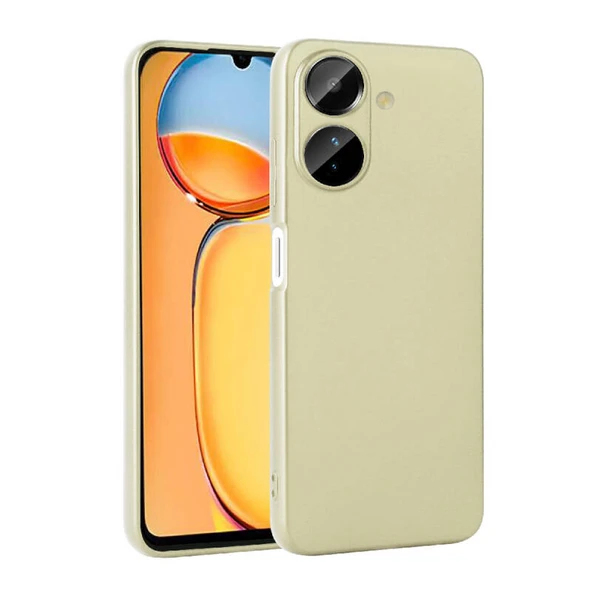 Redmi 13C Kılıf Esnek Premier Silikon Kapak Gold