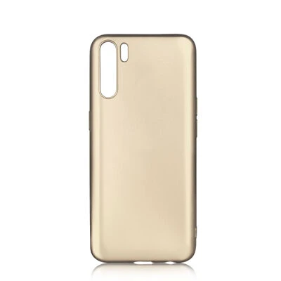 Oppo A91 Kılıf Esnek Premier Silikon Kapak Gold