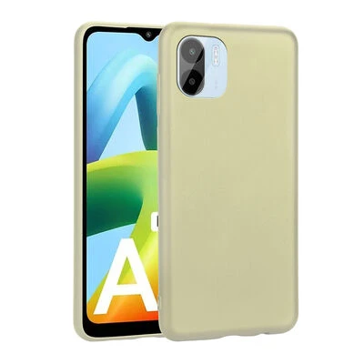 Redmi A1 Kılıf Esnek Premier Silikon Kapak Gold