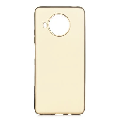 Xiaomi Mi 10T Lite 5G Kılıf Esnek Premier Silikon Kapak Gold