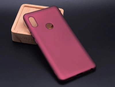 Redmi Note 5 Pro Kılıf Esnek Premier Silikon Kapak Bordo