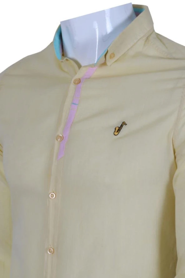 Erkek Yazlık Gömlek Dar Kesim RAR00790 - 4