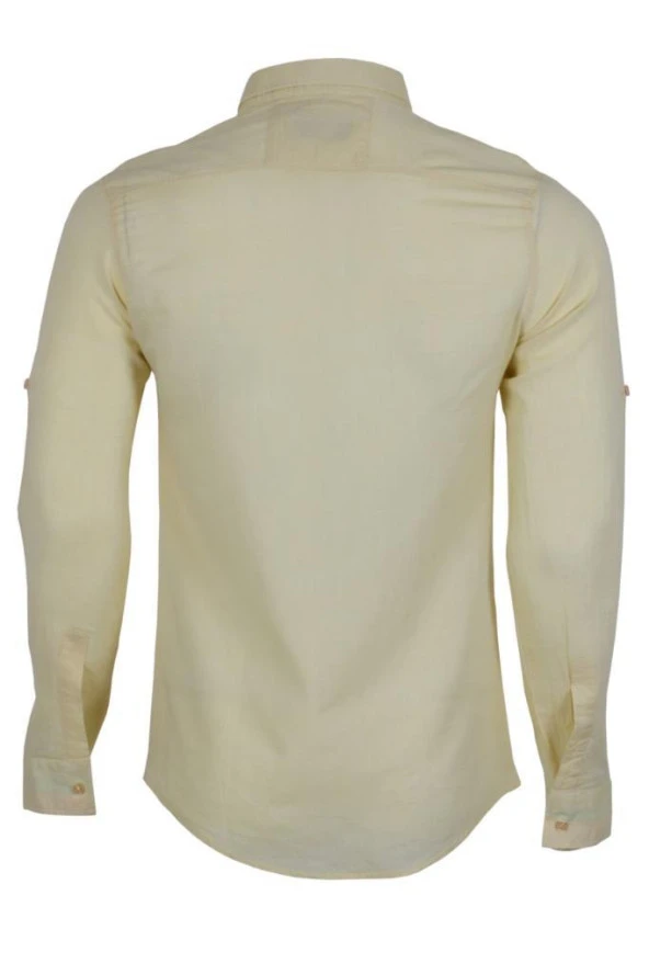 Erkek Yazlık Gömlek Dar Kesim RAR00790 - 5