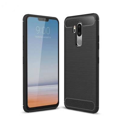 LG G7 Ultra Koruma Sağlayan Şık Room Silikon Kılıf Siyah